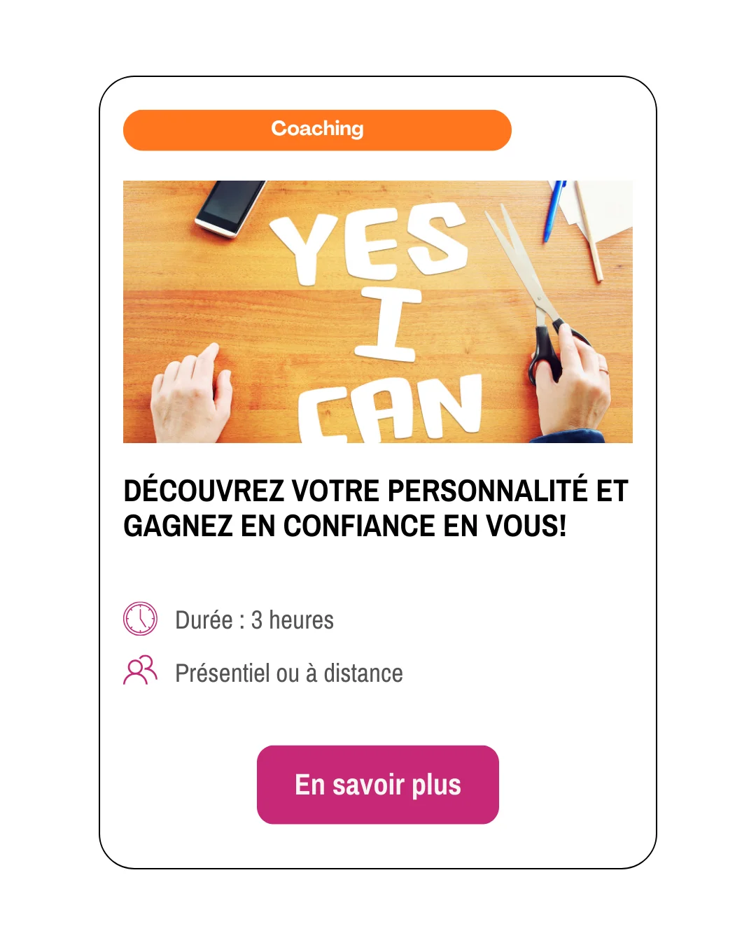 Découvrez votre personnalité et gagnez en confiance en vous -Centre de formation à Bordeaux